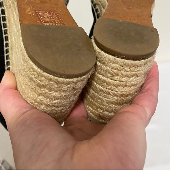 CHLOE Harper Suede Lace up Espadrille Wedge Sandals - Picture 13 of 13